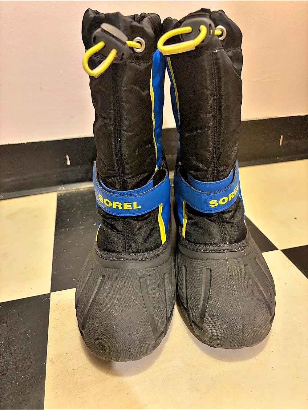 Sorel Kids' Flurry Waterproof Snow Boot Boots Blue & Black